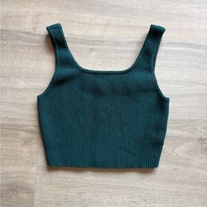 House of Harlow 1960 Rib Knit Crop Tank NEW